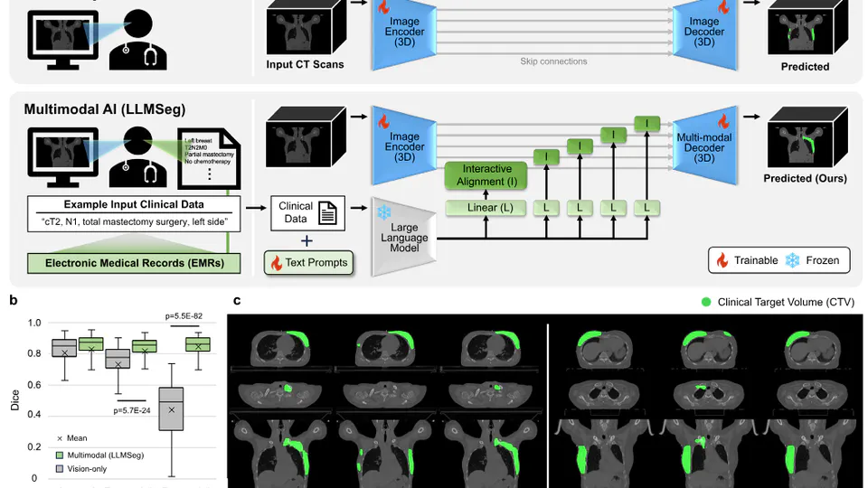 LLM-driven multimodal target volume contouring in radiation oncology
